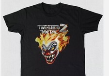 Camiseta preta unissex Twisted Metal 2 1996 P-5XL, usado comprar usado  Enviando para Brazil