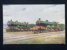 Cartão postal Great Northern & Great Central Railway Atlantic tipo trem a vapor A22 comprar usado  Enviando para Brazil