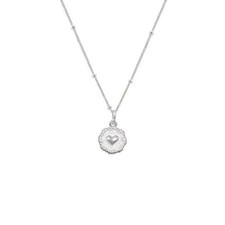 disc metal silver pendant for sale  USA