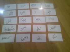 Signed cards colchester for sale  LINCOLN