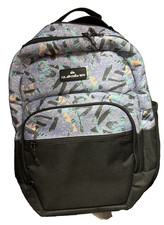 Mochila Quicksilver Schoolie Cooler Bolso Preto e Multi Escola Ótimo Estado 18", usado comprar usado Mochila Quicksilver Schoolie Cooler Bolso Preto e Multi Escola Ótimo Estado 18", usado comprar usado  Enviando para Brazil