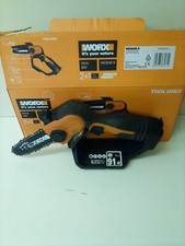 Worx cordless chainsaw for sale  STOKE-ON-TRENT
