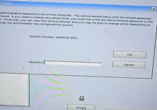 Dell bios password for sale  Ontario