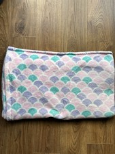 Mermaid theme blanket for sale  GRAYS