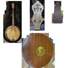 Vintage Banjo Stromberg Voisinet? Rose Design com estojo Gator Needs TLC, usado comprar usado  Enviando para Brazil