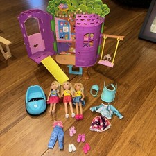 Barbie Chelsea Muñeca Zapatos Accesorios Lote Casa del Árbol Montar Sombrero Sillín Usado segunda mano  Embacar hacia Mexico