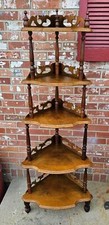 Vintage walnut corner for sale  Richmond