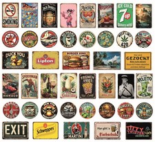 Blechschilder retro bar gebraucht kaufen  Nürnberg