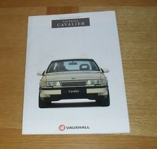 Vauxhall cavalier brochure for sale  FAREHAM