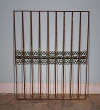 Painel decorativo antigo de ferro francês para janela/painel de cerca recuperado final dos anos 1800 comprar usado  Enviando para Brazil