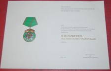 Blanko ddr urkunde gebraucht kaufen  Meuselwitz
