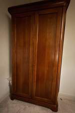 Double mahogany wardrobe for sale  LONDON