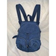 Usado, Mochila Kipling Queenie pequena azul verdadeiro tonal unissex alças ajustáveis comprar usado  Enviando para Brazil