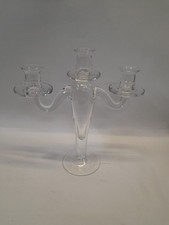 Vintage glass candelabra for sale  BASINGSTOKE
