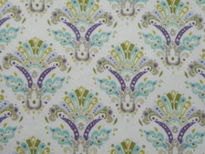 CONJUNTO DE 2 FRONHAS KING COM ESTAMPA DE BLOCO FLORAL POTTERY BARN FOULARD AQUA/VERDE/ROXO comprar usado  Enviando para Brazil