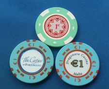 Malta casino chips for sale  LEEDS