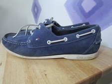 Sapatos de barco TOMMY Hilfiger Reino Unido 10.5 UE 45 EUA 11.5 azul camurça com cadarço, usado comprar usado Sapatos de barco TOMMY Hilfiger Reino Unido 10.5 UE 45 EUA 11.5 azul camurça com cadarço, usado comprar usado  Enviando para Brazil