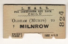 Railway ticket lmsr for sale  MIDHURST