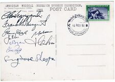 Nepal 1981 American Medical Research Everest Expedition autografado 9 escaladores comprar usado  Enviando para Brazil