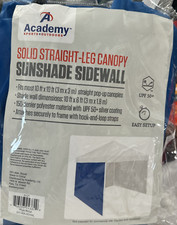 Guarda-sol dossel parede lateral azul 10 pés x 6 pés perna reta se encaixa na maioria dos pop-ups 10x10 comprar usado  Enviando para Brazil
