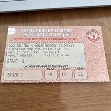 Ticket manchester united d'occasion  Expédié en Belgium
