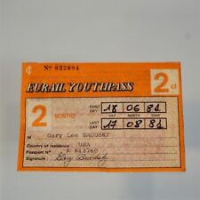 Eurail youthpass student d'occasion  Expédié en Belgium