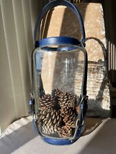 Glass hurricane lamp for sale  PAIGNTON