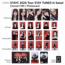 Cartão postal com foto StayC 2025 Tour STAY TUNED em Seul MD Benefit, usado comprar usado  Enviando para Brazil