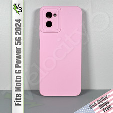 Capa para Moto G Power 5G (2024) - Rosa | Silicone líquido suave e sedoso | Slim Fit comprar usado  Enviando para Brazil