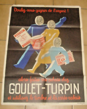 Affiche goulet turpin d'occasion  Reims