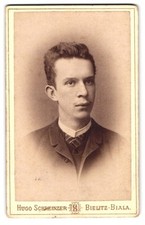Fotografia Hugo Schinzer, Bielsko-Biała, Portret młodego mężczyzny  na sprzedaż  Wysyłka do Poland