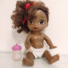 2016 Baby Alive BONECA FOFA 12" PELE MARROM ESCURA com mamadeira*, usado comprar usado  Enviando para Brazil