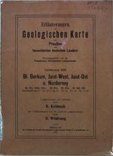 Erläuterungen zur geologische gebraucht kaufen  Koblenz