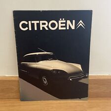 Citroen brochure 1969 for sale  READING