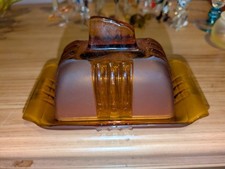 Vintage amber glass for sale  COWDENBEATH