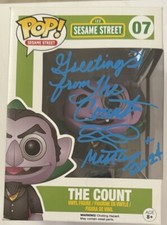 Usado, Matt Vogal, The Count, Funko Pop 07 autografado assinado, Sesame Street, JSA comprar usado  Enviando para Brazil