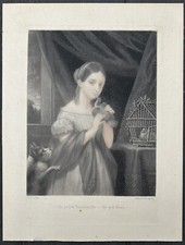 Gravure xixe portrait d'occasion  Expédié en Belgium