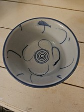 Tigela pequena de chá de arroz vintage chinesa porcelana verde olho azul celadon comprar usado  Enviando para Brazil