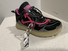 Tênis de malha Odsy OFF-WHITE fúcsia MSRP$820 tamanhoEU42 US8.5 SOMENTE SAPATO DIREITO!  comprar usado  Enviando para Brazil