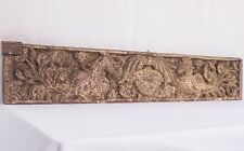 Painel de parede antigo placa de madeira feixe arquitetônico antigo escultura de pavão comprar usado  Enviando para Brazil