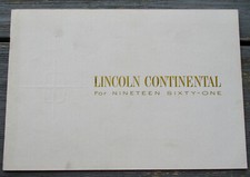 Lincoln continental 1961 d'occasion  Expédié en Belgium