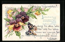 Lithographie bunte blumen gebraucht kaufen  Berlin