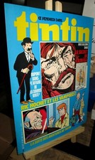 Tintin affiche cartonnée d'occasion  Roncq