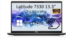Dell Latitude 7330 13,3" Core i7-1265U 16GB RAM 1TB SSD Win 11 Pro tela sensível ao toque comprar usado  Enviando para Brazil