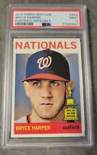 BRYCE HARPER 2013 TOPPS Heritage #440 chapéu retrato all-star novato PSA 9 Estado perfeito  comprar usado  Enviando para Brazil