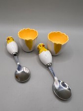 Usado, Copos de ovos vintage da década de 1990 “casca de ovo rachada” com colheres de ovo de galinha, conjunto com 2 comprar usado Usado, Copos de ovos vintage da década de 1990 “casca de ovo rachada” com colheres de ovo de galinha, conjunto com 2 comprar usado  Enviando para Brazil