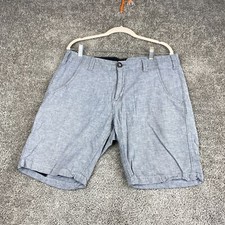 Bermuda masculina Volcom tamanho 32 cinza bolso frontal plano casual algodão comprar usado  Enviando para Brazil