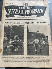 Berliner fußballprogramm 1948 gebraucht kaufen  Woltersdorf