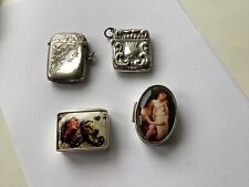 Silver vesta cases for sale  BURTON-ON-TRENT