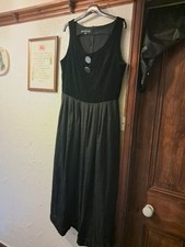 Black dirndl velvet for sale  GOOLE
